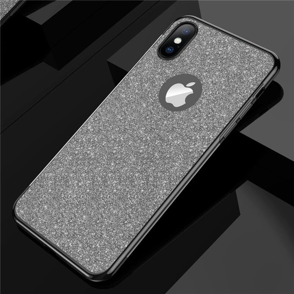 Iphone X glitter soft case